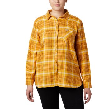 Columbia Overhemd Dames, Simply Put II Flannel Plus Size Oranje, 89XCAFHNQ